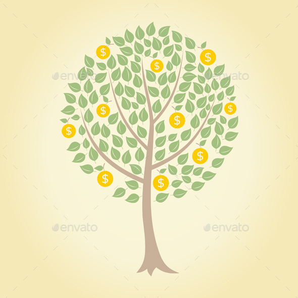 GraphicRiver Money Tree 9700932 GraphicRiver Money Tree 9700932