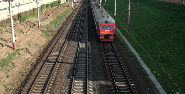 VideoHive The Train on the Railway 4 9701115 VideoHive The Train on the Railway 4 9701115