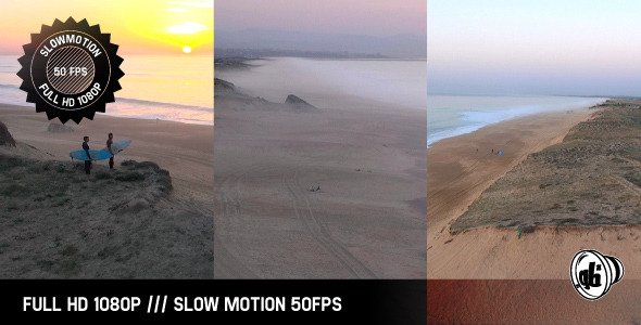 VideoHive Sunset Surfers and Dunes 9701420 VideoHive Sunset Surfers and Dunes 9701420