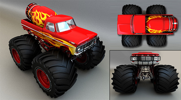 3DOcean Monster Truck 9701600 3DOcean Monster Truck 9701600