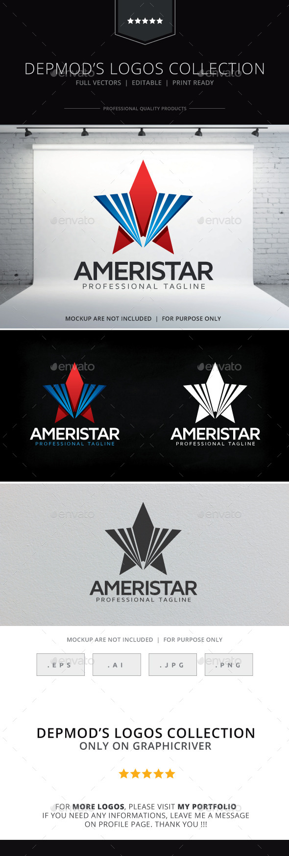 GraphicRiver Ameristar Logo 9701816 GraphicRiver Ameristar Logo 9701816