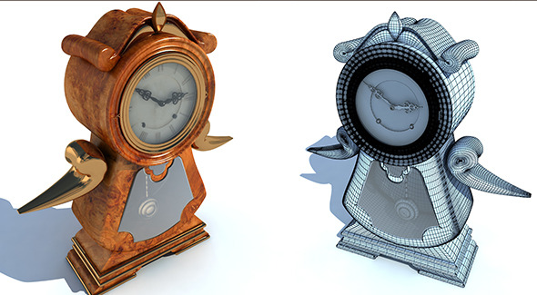 3DOcean Wooden Clock 9701986 3DOcean Wooden Clock 9701986