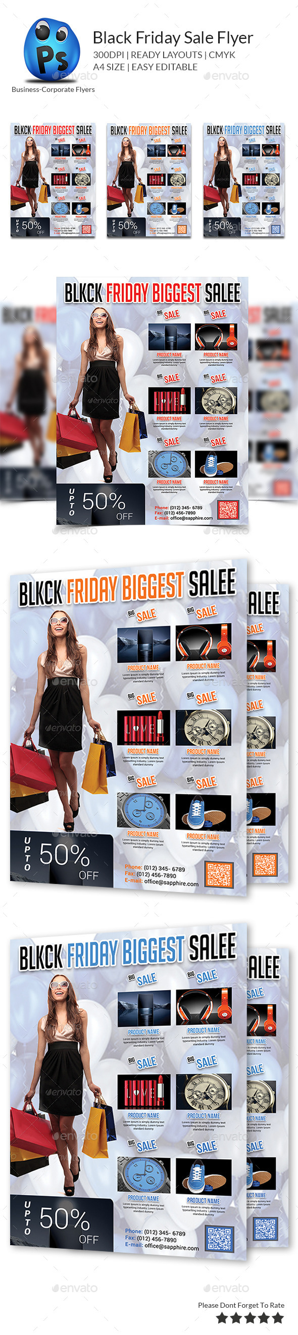 GraphicRiver Black Friday Sale Flyer 9658904 GraphicRiver Black Friday Sale Flyer 9658904