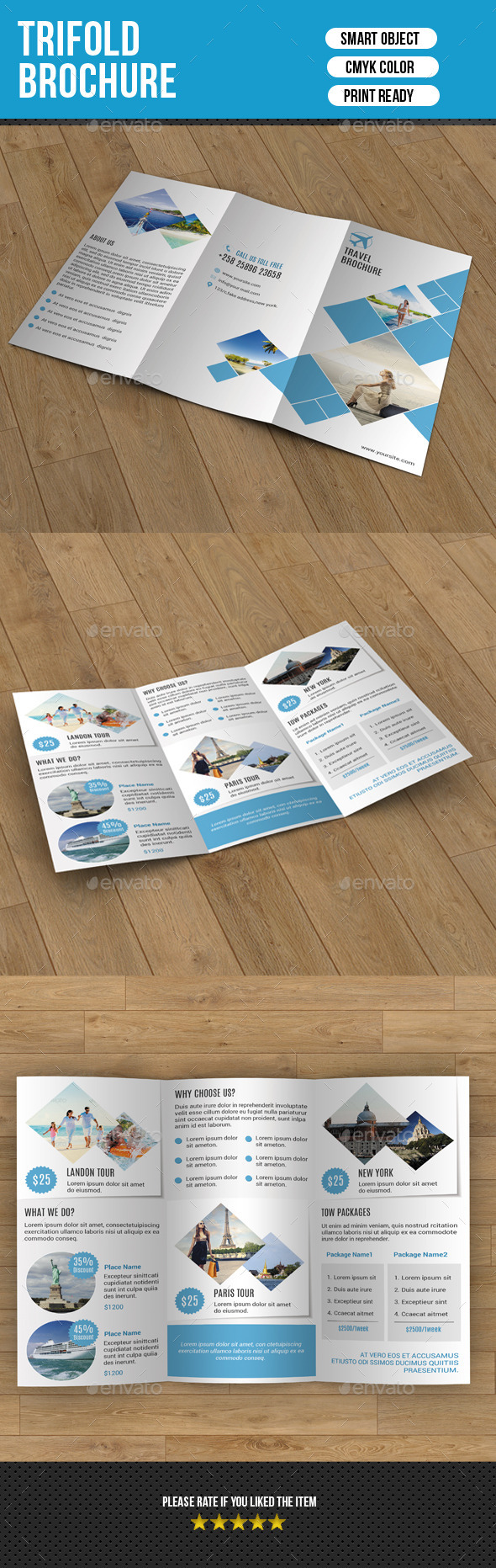 Trifold Business Brochure-V195 (Corporate)