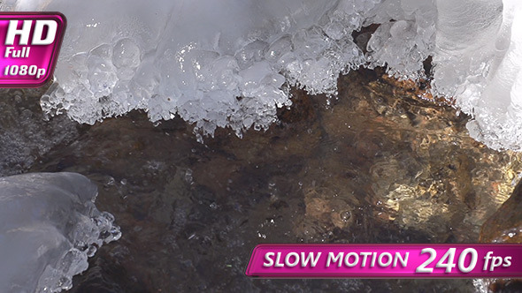 VideoHive Icy Shore Near the Stream 9702732 VideoHive Icy Shore Near the Stream 9702732