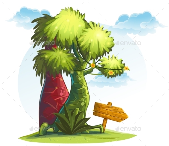 GraphicRiver Jungle of Trees Against the Sky 9702880 GraphicRiver Jungle of Trees Against the Sky 9702880