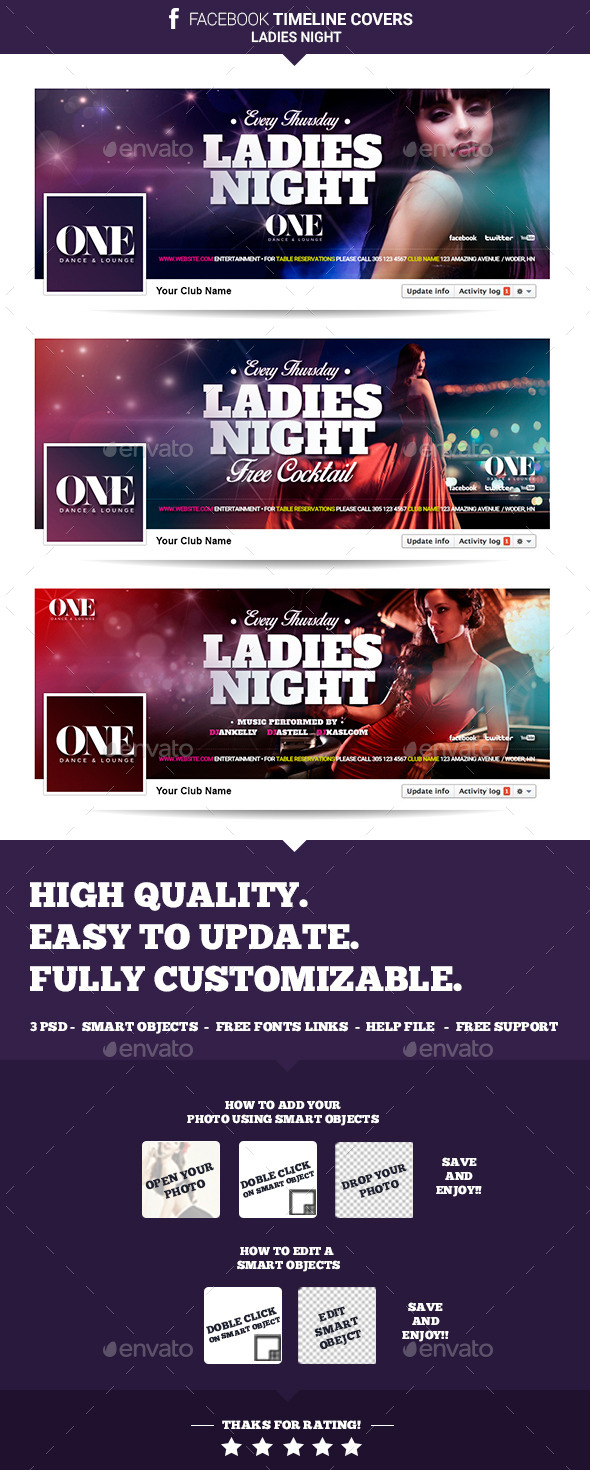 GraphicRiver Facebook Timeline Cover Ladies Night 9702959 GraphicRiver Facebook Timeline Cover Ladies Night 9702959