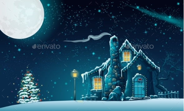 GraphicRiver Christmas Night 9703010 GraphicRiver Christmas Night 9703010