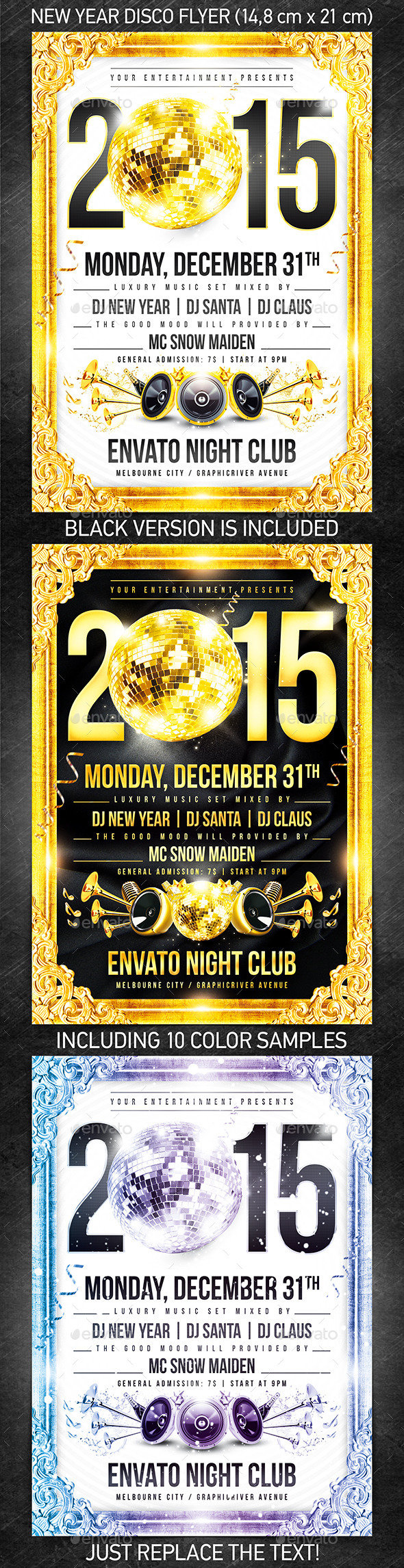 New Year Disco Flyer #2 New Year Disco Flyer #2