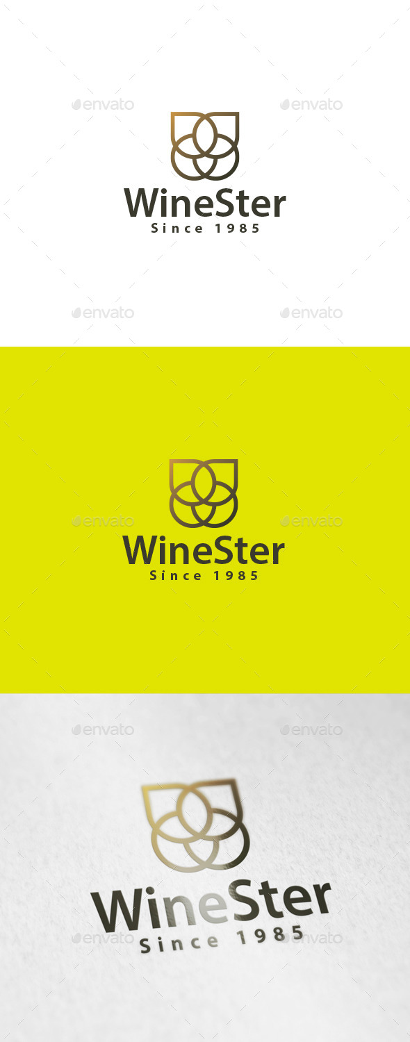 GraphicRiver WineSter Logo 9687403 GraphicRiver WineSter Logo 9687403