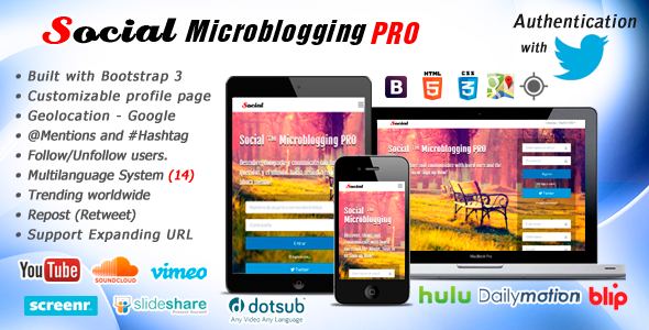 Social Microblogging PRO Social Microblogging PRO
