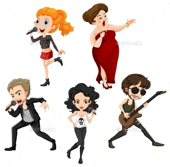 GraphicRiver Talented Singers 9706344 GraphicRiver Talented Singers 9706344