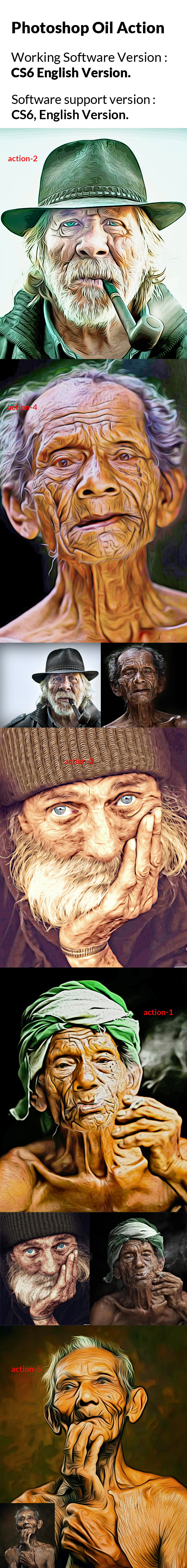 Photoshop Oil Action Photoshop Oil Action