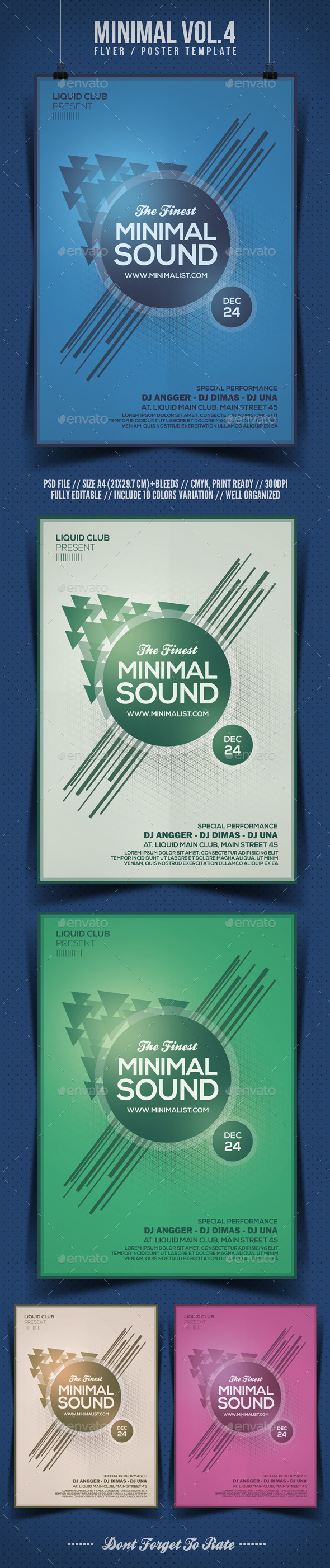 GraphicRiver Minimal Flyer Template Vol.4 9706732 GraphicRiver Minimal Flyer Template Vol.4 9706732