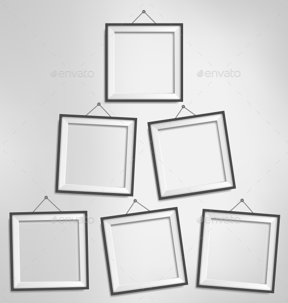 GraphicRiver Six Black Modern Blank Frames Isolated on Gray 9706746 GraphicRiver Six Black Modern Blank Frames Isolated on Gray 9706746