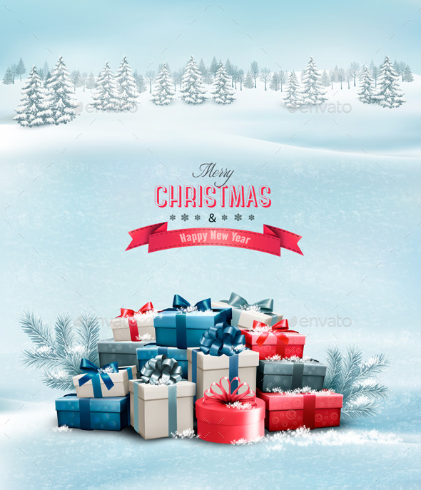 GraphicRiver Holiday Christmas Background with Gift Boxes 9706752 GraphicRiver Holiday Christmas Background with Gift Boxes 9706752