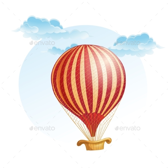 GraphicRiver Image of the Balloon in a Strip in the Clouds 9707017 GraphicRiver Image of the Balloon in a Strip in the Clouds 9707017