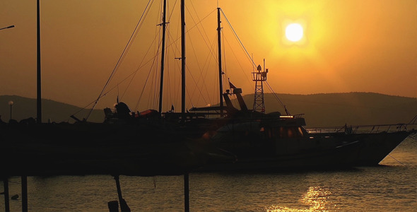 VideoHive Boats in the Sunset 9707459 VideoHive Boats in the Sunset 9707459