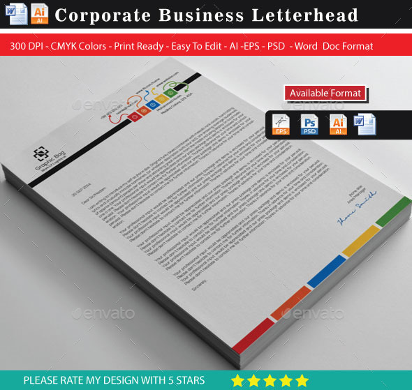 GraphicRiver Corporate Colourful Business Letterhead 2 9708016 GraphicRiver Corporate Colourful Business Letterhead 2 9708016