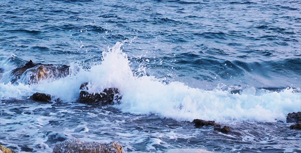 VideoHive Rocks and the Sea Waves 9708567 VideoHive Rocks and the Sea Waves 9708567