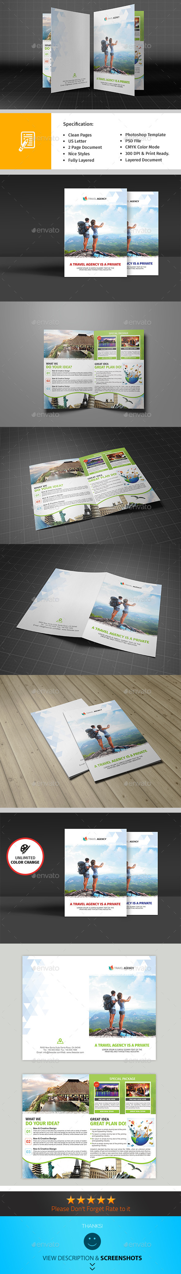 GraphicRiver Holiday Travel Agency Bifold Brochure 9709545 GraphicRiver Holiday Travel Agency Bifold Brochure 9709545