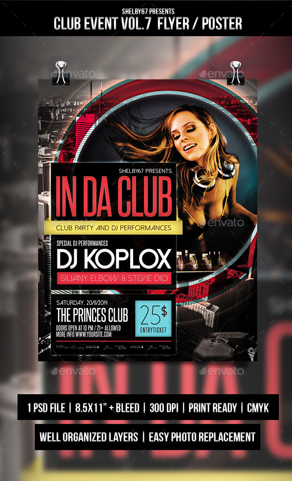 GraphicRiver Club Event Flyer Poster Vol.7 9709749 GraphicRiver Club Event Flyer Poster Vol.7 9709749