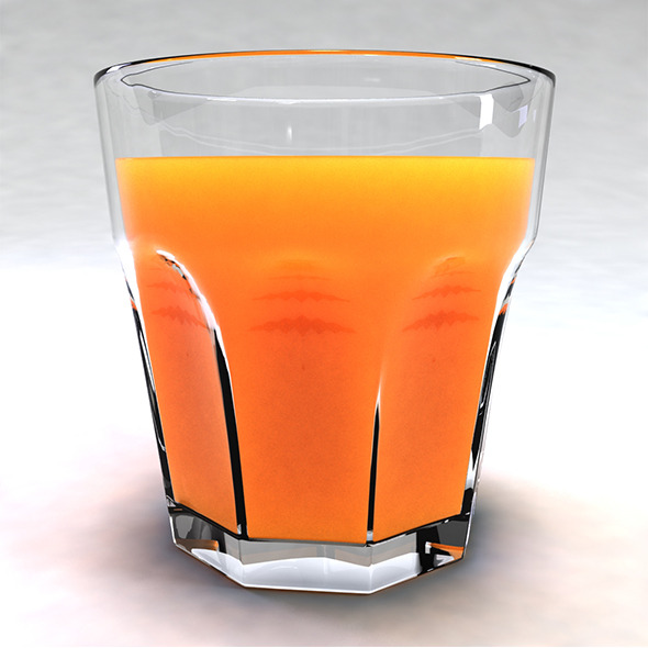 3DOcean Glass with Orange Juice 9710080 3DOcean Glass with Orange Juice 9710080