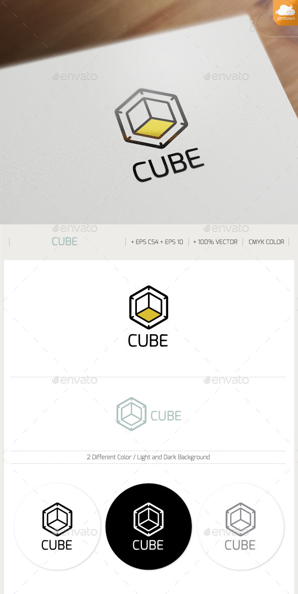 GraphicRiver Cube logo 9710135 GraphicRiver Cube logo 9710135