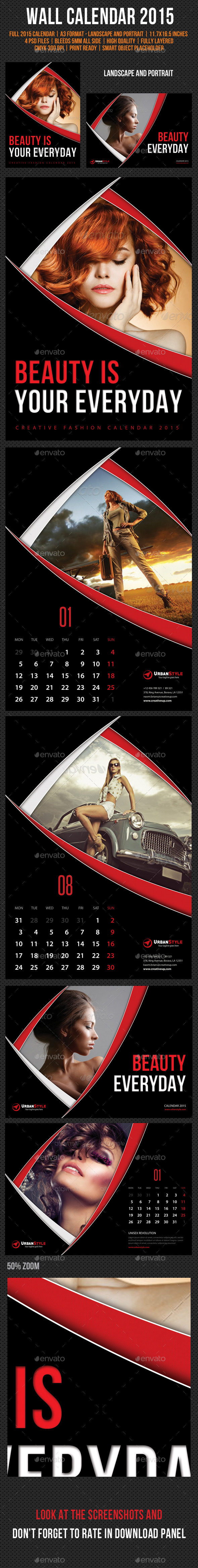 GraphicRiver Wall Calendar A3 2015 Pack 9710596 GraphicRiver Wall Calendar A3 2015 Pack 9710596