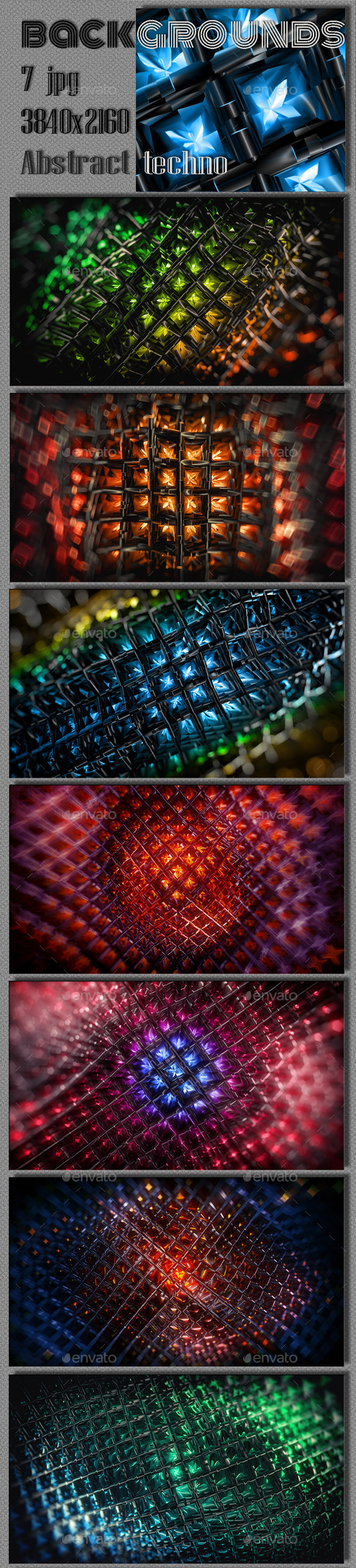 Techno Fiery Cluster Background Techno Fiery Cluster Background