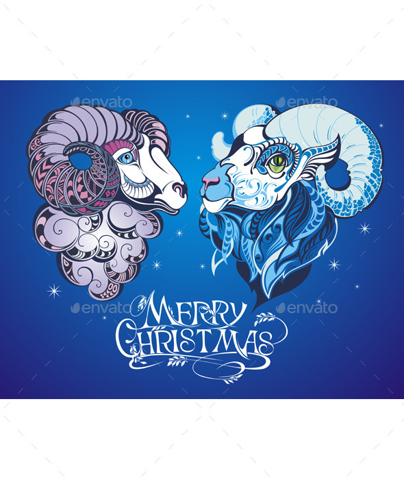 GraphicRiver Sheep Goat 9710847 GraphicRiver Sheep Goat 9710847