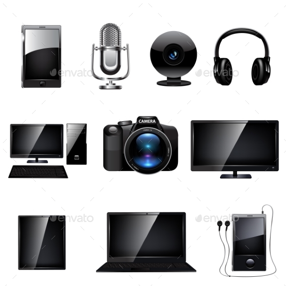 GraphicRiver Media Icon Set 9710849 GraphicRiver Media Icon Set 9710849