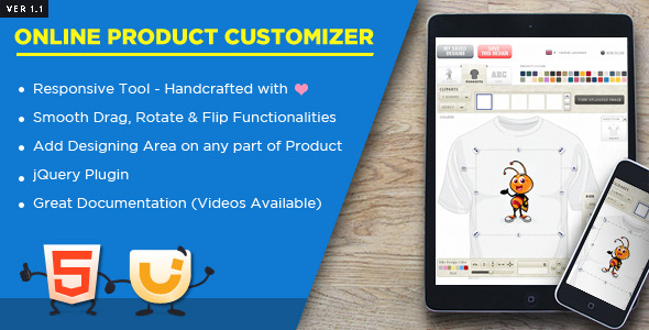 Online Product Customizer - CodeCanyon Item for Sale
