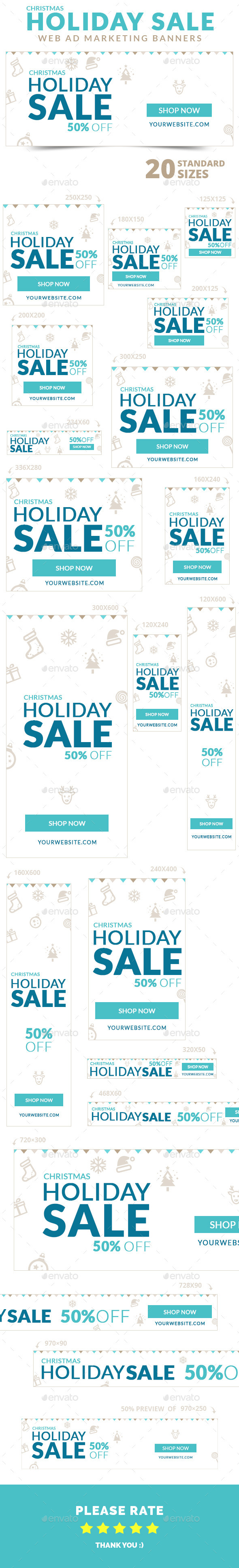 GraphicRiver Christmas Holiday Sale Web Ad Marketing Banners 9712038 GraphicRiver Christmas Holiday Sale Web Ad Marketing Banners 9712038