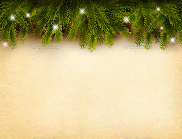 GraphicRiver Christmas Branches Background 9712931 GraphicRiver Christmas Branches Background 9712931