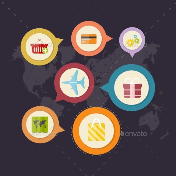 Infographics Purchase and Delivery of Goods (Retail)