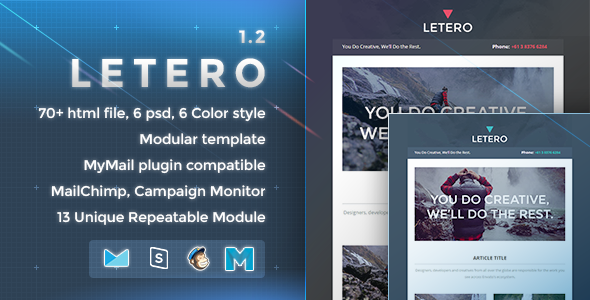 Letero - Responsive Email Template