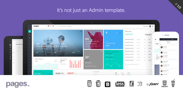 Pages - Responsive Admin Dashboard Template - Admin Templates Site Templates