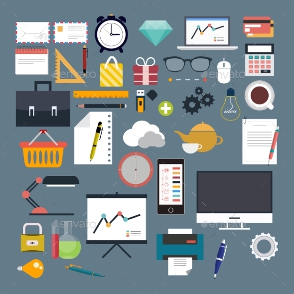 GraphicRiver Business Icons 9714229 GraphicRiver Business Icons 9714229