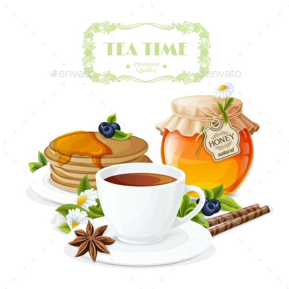 Tea Time Poster (Food)