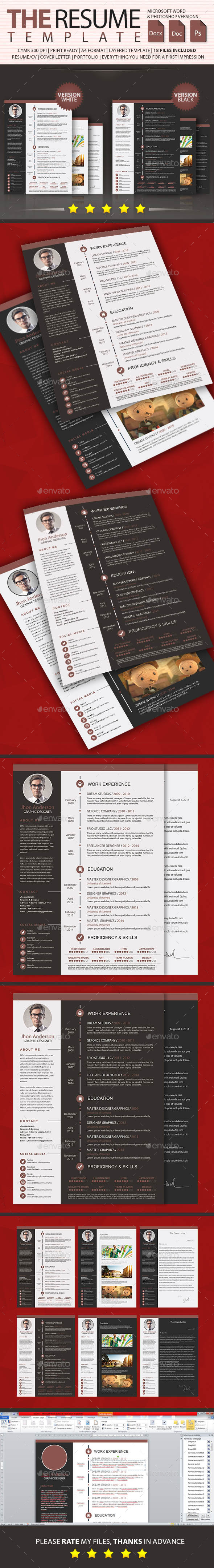 GraphicRiver Resume 9714470 GraphicRiver Resume 9714470