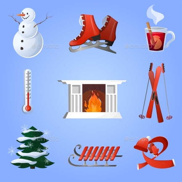 Winter Icons Set (Miscellaneous)