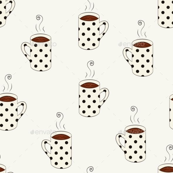 Dotted Cups Pattern (Backgrounds)