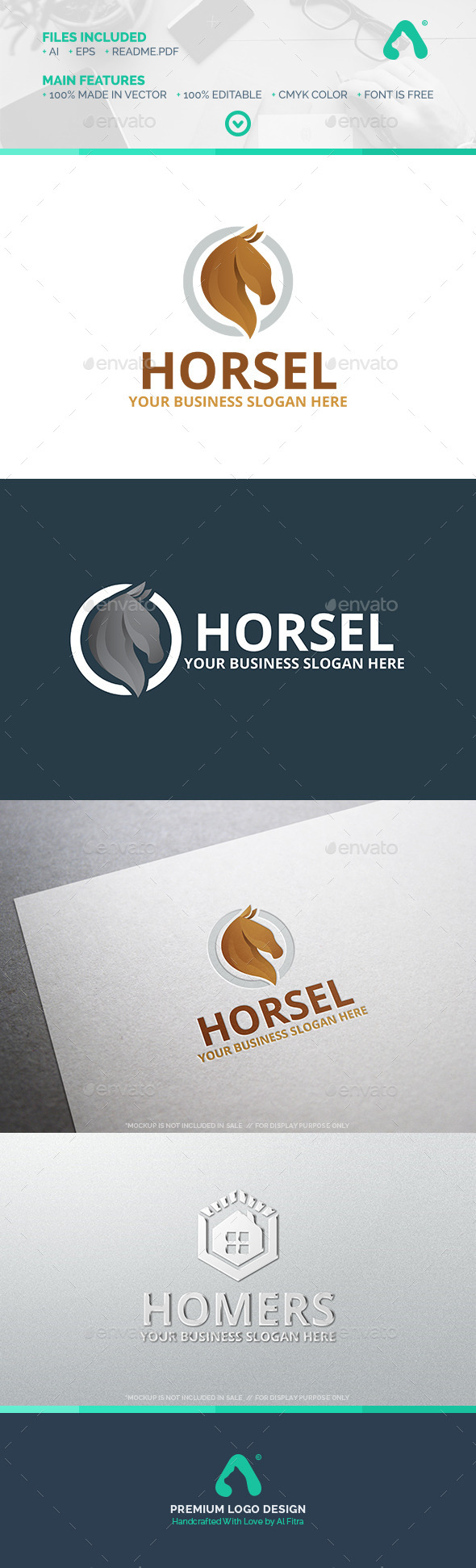 GraphicRiver Horsel Logo 9715560 GraphicRiver Horsel Logo 9715560