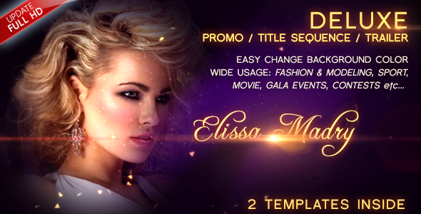 Deluxe Promo Title Squence Trailer Deluxe Promo Title Squence Trailer
