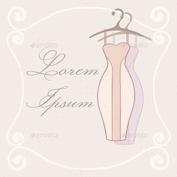 Dresses on Hangers (Decorative Symbols)