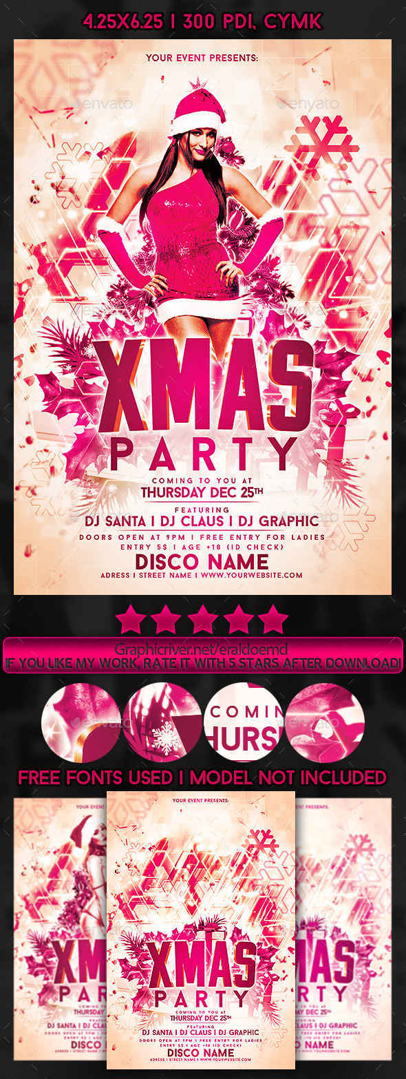 GraphicRiver Xmas Party Flyer Vol 2 9662085 GraphicRiver Xmas Party Flyer Vol 2 9662085