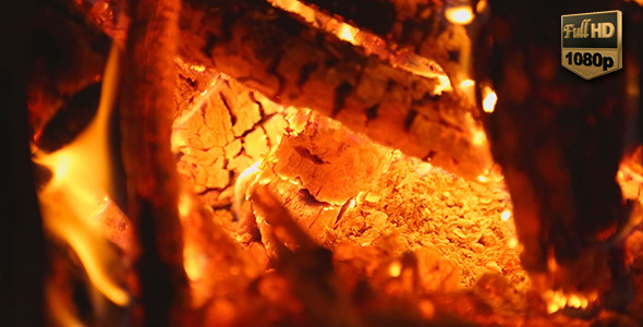 VideoHive Fire Burning in a Fireplace 9716817 VideoHive Fire Burning in a Fireplace 9716817