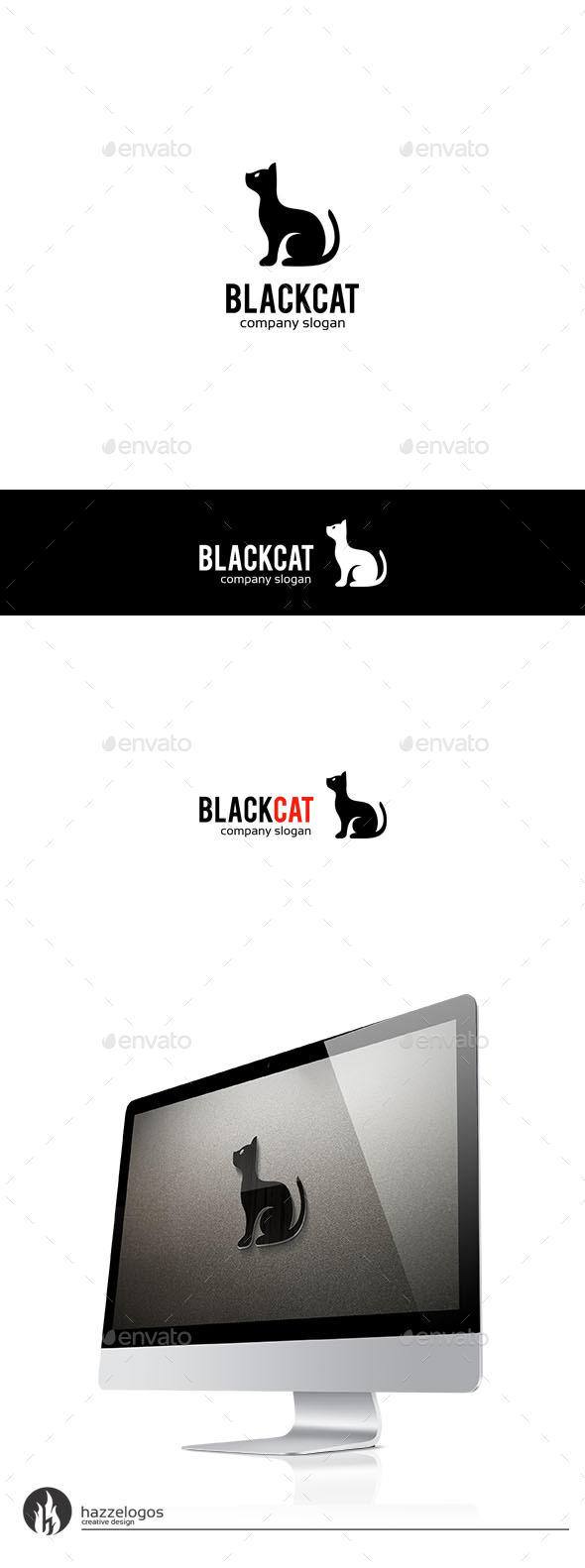 GraphicRiver Black Cat Logo 9717027 GraphicRiver Black Cat Logo 9717027