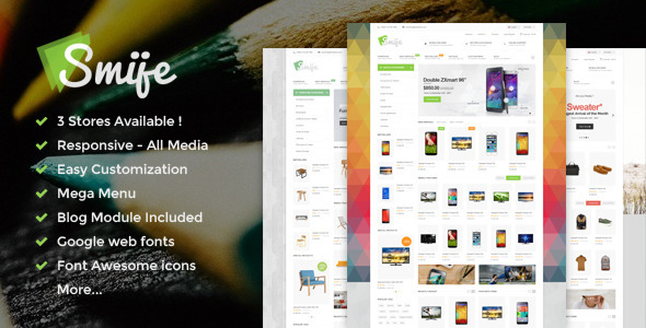 ThemeForest Smije Responsive Multipurpose Magento theme 9717437 ThemeForest Smije Responsive Multipurpose Magento theme 9717437